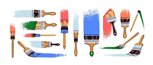 Different Paint Brushes