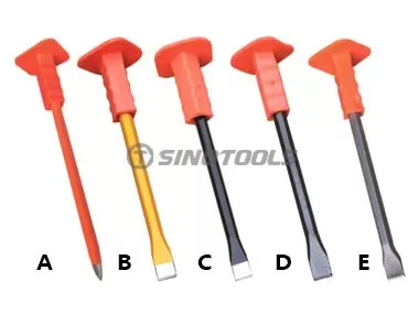 Cold Chisel with Rubber Holder