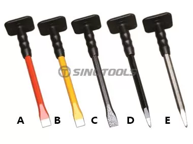 Cold Chisel with Rubber Holder