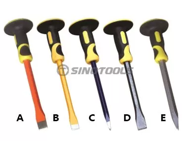 Cold Chisel with Rubber Holder