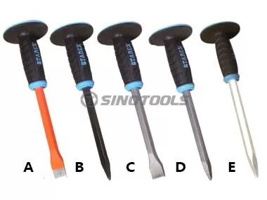 Cold Chisel with Rubber Holder