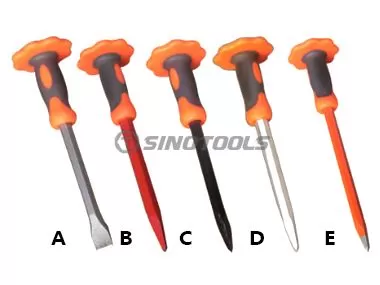 Cold Chisel with Rubber Holder