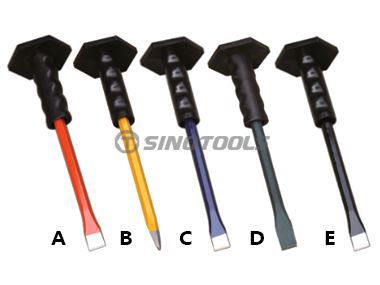 Cold Chisel with Rubber Holder