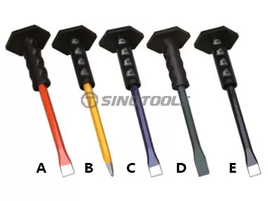 Cold Chisel with Rubber Holder