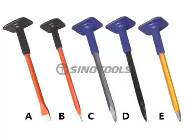 Cold Chisel with Rubber Holder