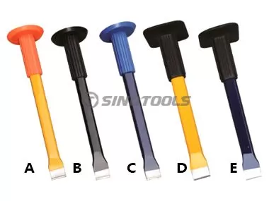 Cold Chisel with Rubber Holder