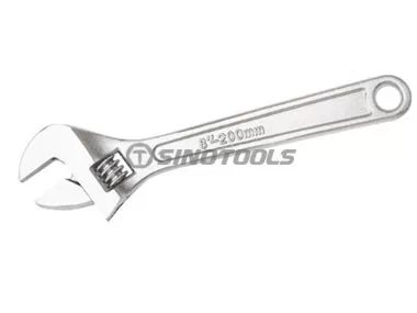 Adjustable Wrench with Chrome Plated