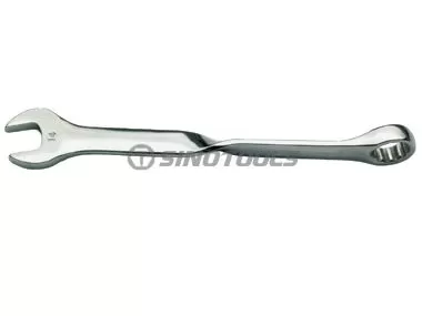 Twisted Combination Wrench with Mirror Polish