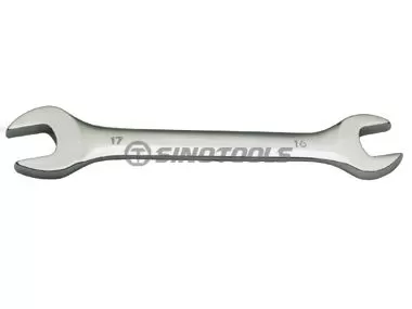 Double Open End Wrench with Mirror Polish