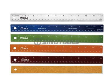 Metal Ruler Cork Back