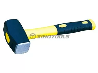 British Type Stoning Hammer With Double Color Plastic Coating Handle