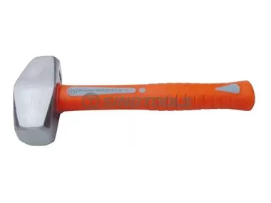 American Type Stoning Hammer With Half Plastic-Coating Handle