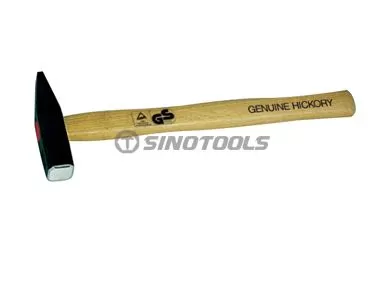 German Type Machinist Hammer With Hickory Handle