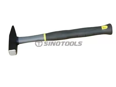 German Type Machinist Hammer With Three-Color Plastic-Coating Handle 