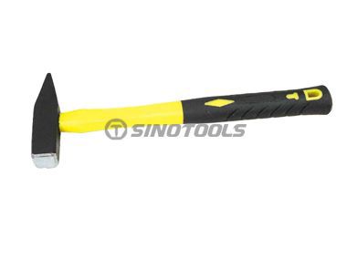German Type Machinist Hammer With Double-Color Plastic-Coating Handle