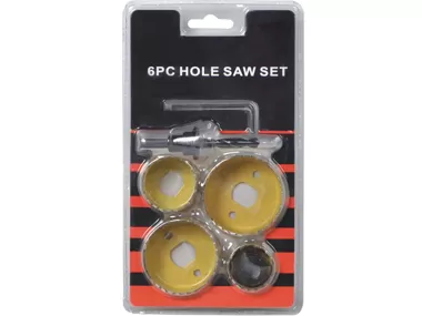 6PC Hole Saw Set