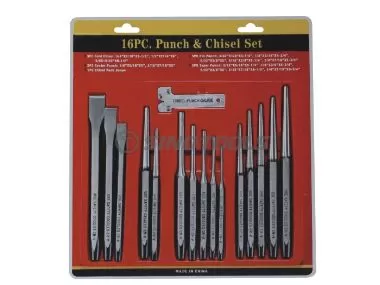 15PCs Punch & Chisel Set