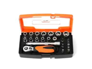 25PC 1/4" Dr.Metric Socket Set